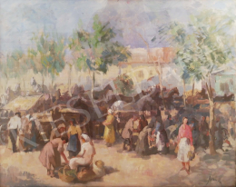 Jánoska, Tivadar - Horse Fair 