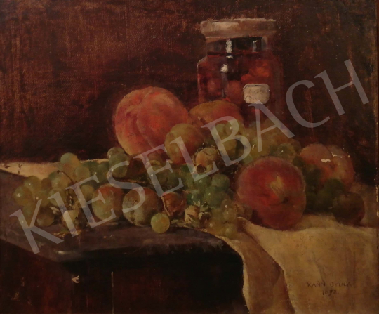 For sale Kosztolányi Kann, Gyula - Still life with fruits 's painting