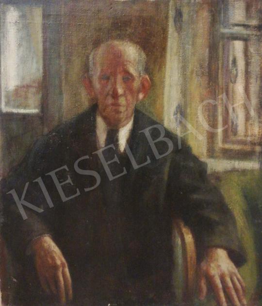 For sale Ősz, Dénes - Grandfather by the Window (Hommage a Szőnyi) 's painting