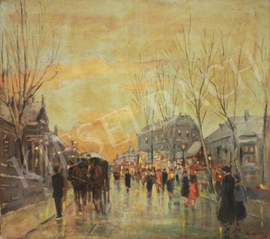  Berkes, Antal - Grand Boulvard in Paris painting