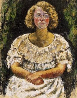 Járitz, Józsa - Girl in Frilly Dress 