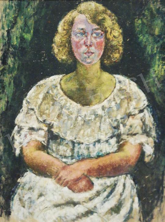 For sale Járitz, Józsa - Girl in Frilly Dress 's painting