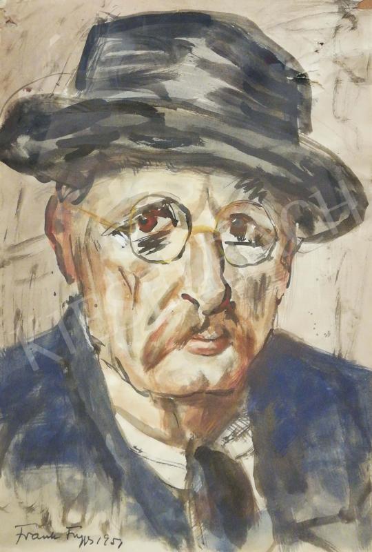 Eladó  Frank Frigyes - Önarckép, 1951 festménye