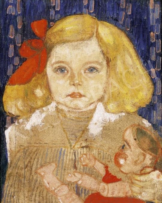 Gyenes, Gitta - Girl with Puppet | 14th Auction auction / 99 Lot