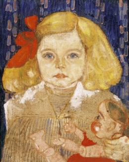 Gyenes, Gitta - Girl with Puppet 