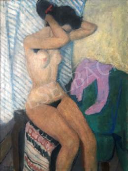  Czene, Béla jr. - Female Nude in the Interior, 1959 