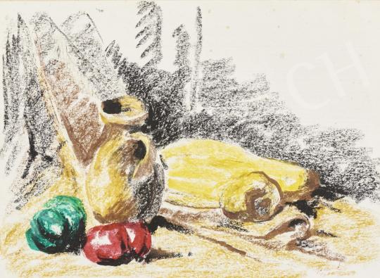 For sale  Holló, László - Table Still Life, 1971 's painting