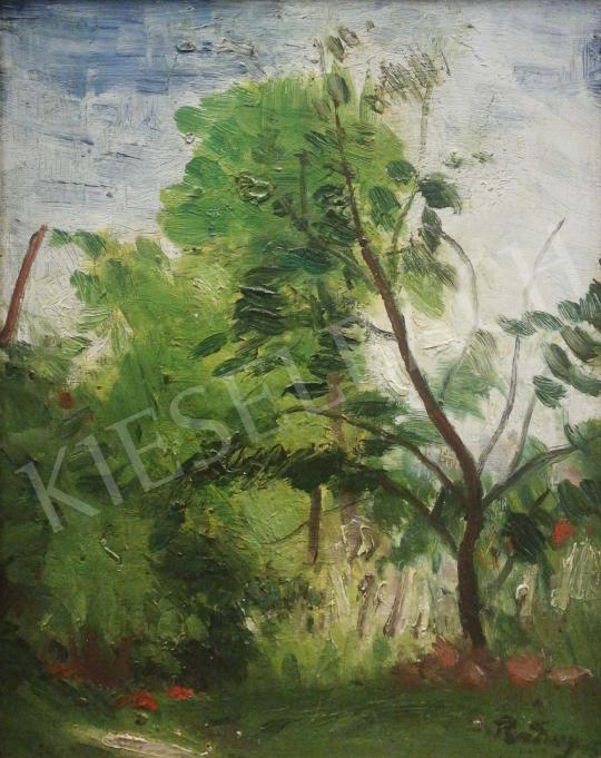 For sale  Rudnay, Gyula - Lush Trees in the Garden 's painting