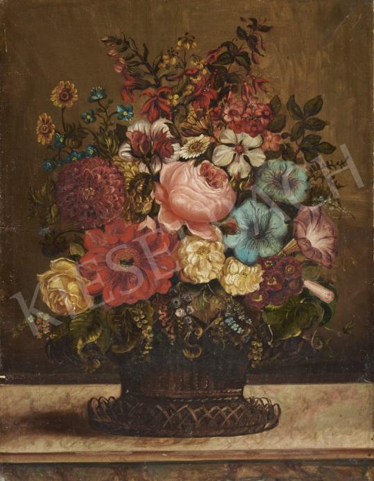 For sale  Unknown Central-Europe Artist, The Second Half of the 19th Century - Flower Still Life 's painting