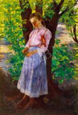 Bihari, Sándor - Little Girl under the Tree 