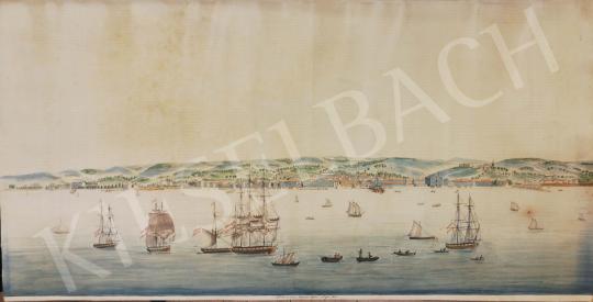 Eladó  Caspar Johann Nepomuk Scheuren - Hajók a vízen festménye