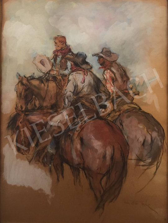 For sale  Fried, Pál - 3 Cowboy 's painting