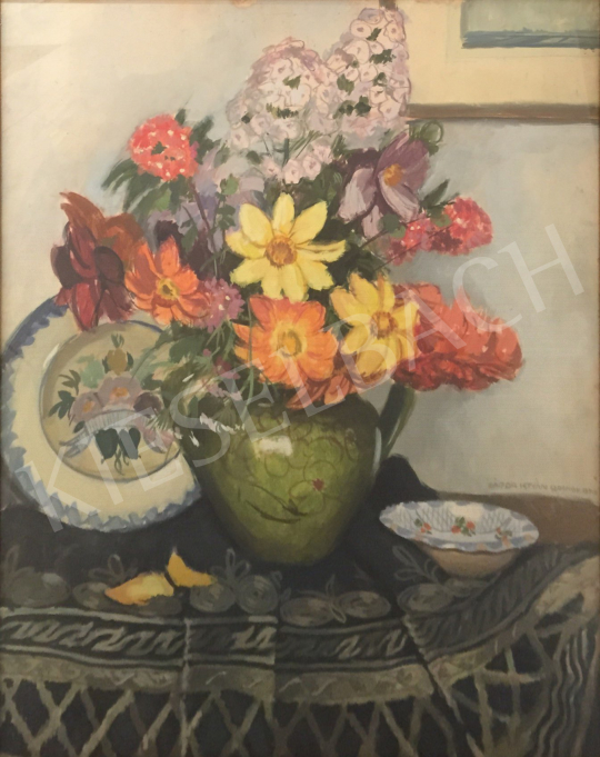 For sale  Zádor, István - Still life with flowers 's painting