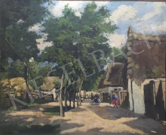 Eladó Berkes Ilona - Falusi utca, 1926 festménye
