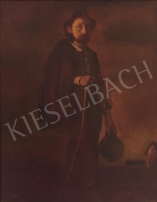 Eladó Szüle Péter - Férfi korsóval festménye