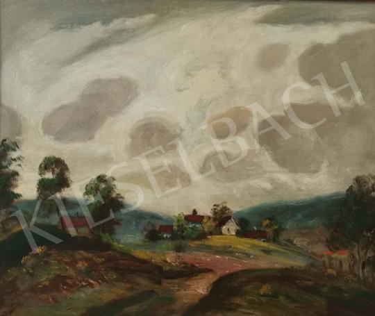 For sale  Magyar Mannheimer, Gusztáv - Cloudy Landscape  's painting