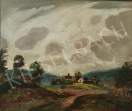  Magyar Mannheimer, Gusztáv - Cloudy Landscape  