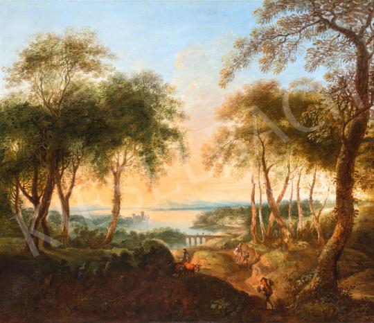 For sale  Brand, Johann Christian - Danube View 's painting