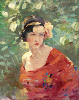  Vígh, Bertalan - Young Girl (Spring Lights) 