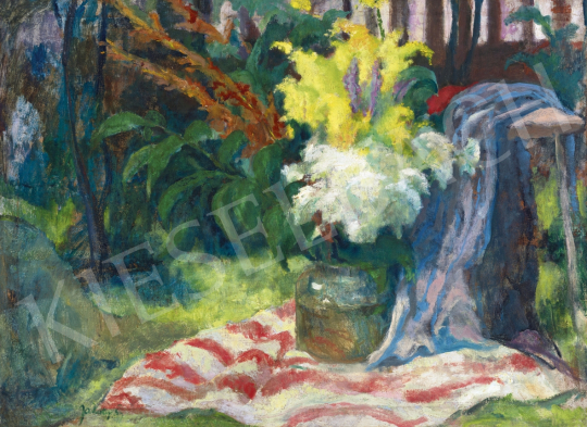  Jakoby, Gyula - Still Life of Flowers in the Garden, 1930s | 61st Spring Auction auction / 10 Lot