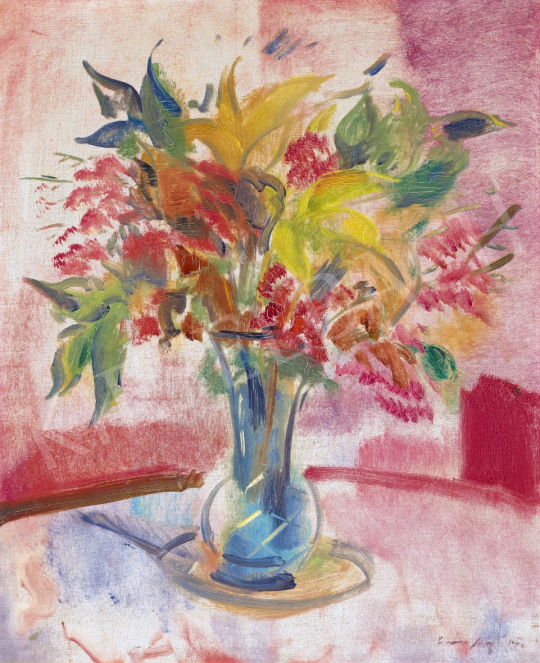  Márffy, Ödön - Bouquet with Lilies, at the beginning of the 1930s | 61st Spring Auction auction / 25 Lot