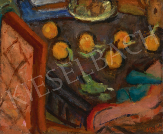  Czóbel, Béla - Still Life with Oranges, end of the 1920s | 61st Spring Auction auction / 34 Lot