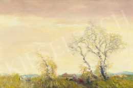  Mednyánszky, László - Spring Landscape with Birch Trees (Early Morning) 