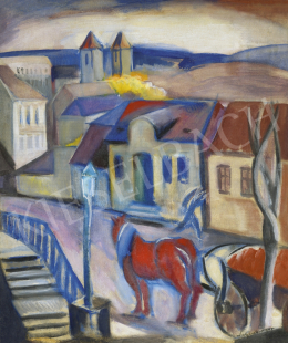  Schönberger, Armand - Buda Scene (Margit Street) 