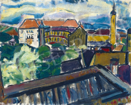  Dénes, Valéria - Buda Landscape (Motiv of Óbuda), 1911 