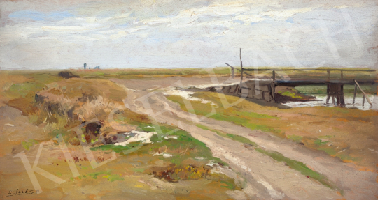  Edvi Illés, Aladár - Great Hungarian Plain with Bridge | 61st Spring Auction auction / 101 Lot