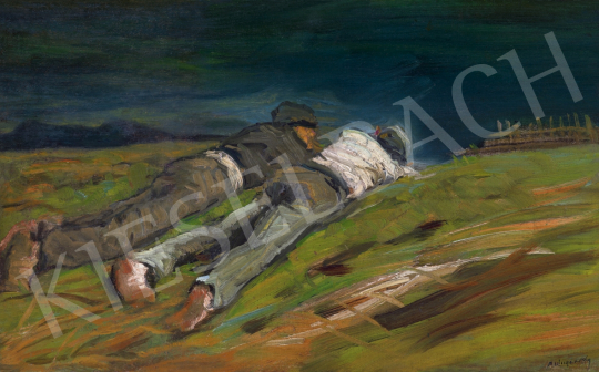  Mednyánszky, László - Resting on Hillside | 61st Spring Auction auction / 102 Lot