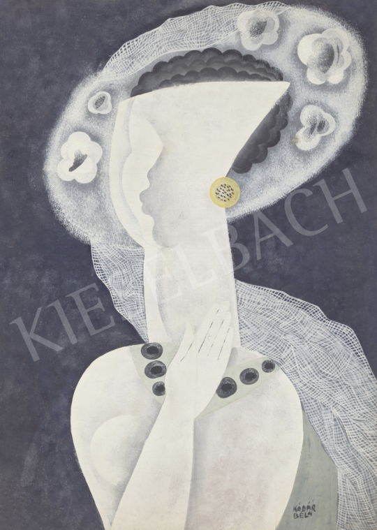  Kádár, Béla - Young Girl with Art Deco Earrings | 61st Spring Auction auction / 159 Lot