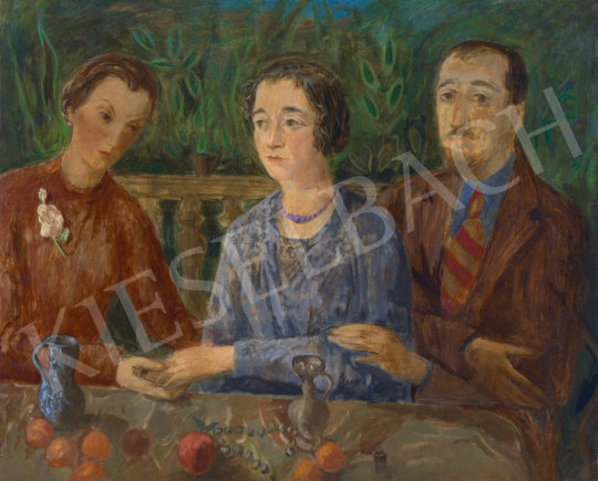  Fenyő György - Együtt a kertben, 1930-as évek | 61. Tavaszi Aukció aukció / 180 tétel