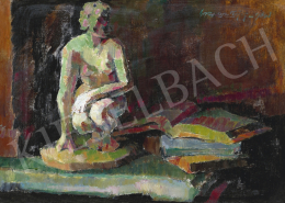 Nagy, Oszkár - Still Life with Books, 1958 