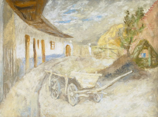  Szőnyi, István - Sunlit Court | 61st Spring Auction auction / 203 Lot