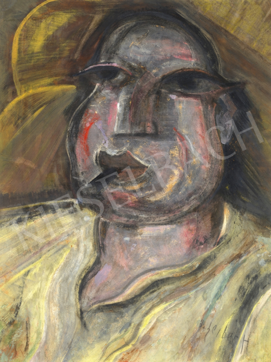 Scheiber, Hugó - Self-Portrait with Cigar | 61st Spring Auction auction / 204 Lot