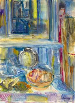  Paizs-Goebel, Jenő - Parisian Studio Still Life with Mirror, 1945 