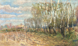 Ujváry, Ignác - Birch Grove, 1908 