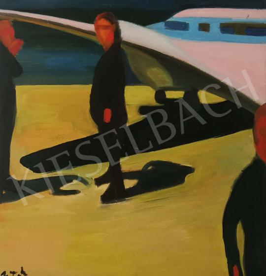 For sale  Zsédely, Teréz - At the Airport 's painting