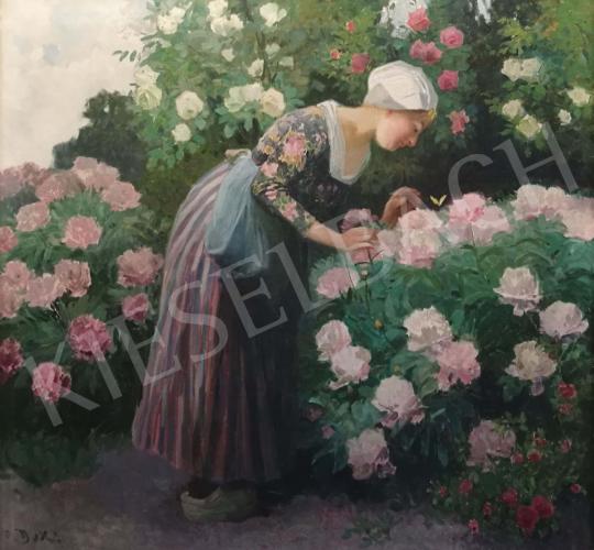 For sale  Duxa, Carl - Lady with Roses 's painting