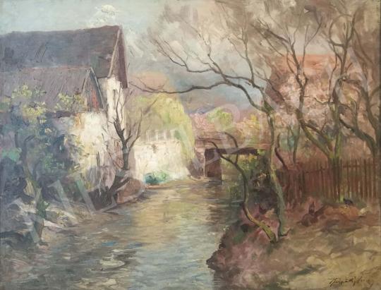  Kárpáthy, Jenő - Spring by the Brookside painting