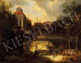 Unknown Flemish painter, 18th century - Amusement in the Castle Park 