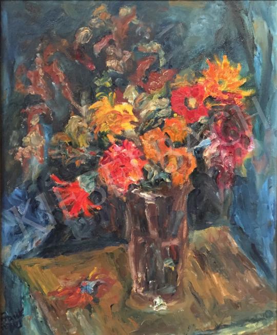 Eladó  Frank Frigyes - Virágos csendélet festménye