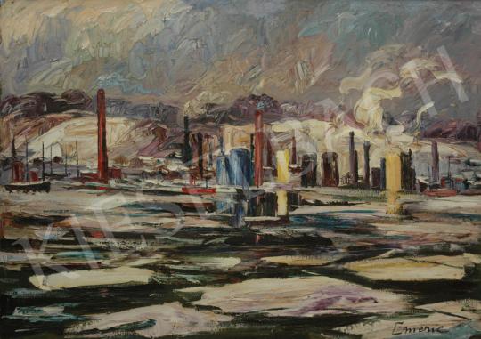 For sale  Emeric - Hudson in winter, 1960 's painting