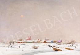Fényes, Adolf - Snowy Landscape (Fairy-Tale Landscape) 