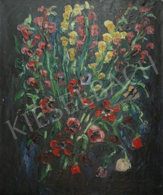 For sale  Emeric - Flower bouquet without a vase, 1974 's painting