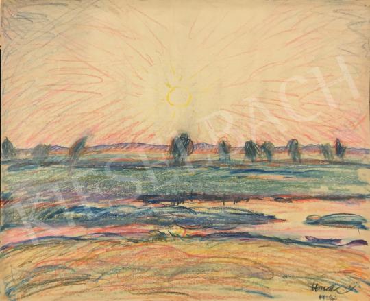 For sale Huzella, Pál - Sunset (Dunaharaszti), 1923 's painting