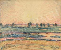 Huzella, Pál - Sunset (Dunaharaszti), 1923 