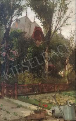  Berkes, Antal - Summer house between the foliage (1903)