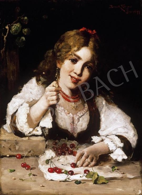 Bruck, Lajos - Girl with Cherries | 13th Auction auction / 35 Lot